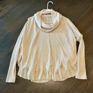 Anthropologie slouch glitter winter sweater XS/S